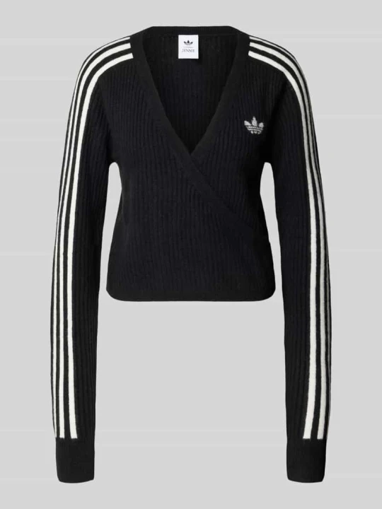 Zdjęcie produktu sweter o kroju regular fit z dodatkiem wełny adidas Originals Czarny