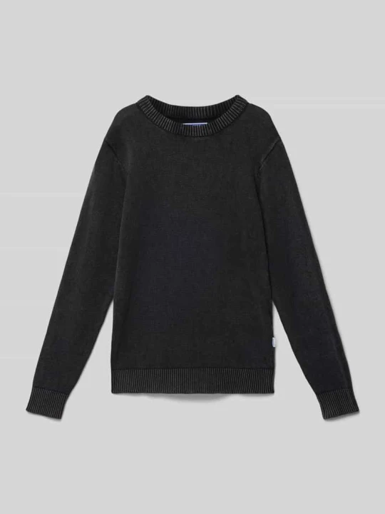 Zdjęcie produktu Sweter o kroju regular fit z efektem dzianiny model ‘Charge’ Jack&Jones Czarny