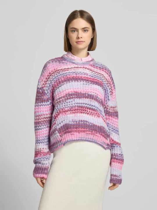 Zdjęcie produktu Regular Fit sweter o wyglądzie dzianiny model 'Simone' JJXX Różowy