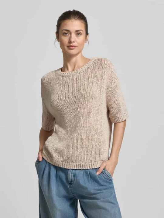 Zdjęcie produktu Sweter o kroju loose fit z mieszanki bawełny Marc O'Polo Kamienny