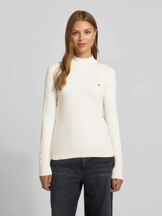 Zdjęcie produktu Sweter o kroju regular fit z mieszanki bawełny Tommy Hilfiger Biały