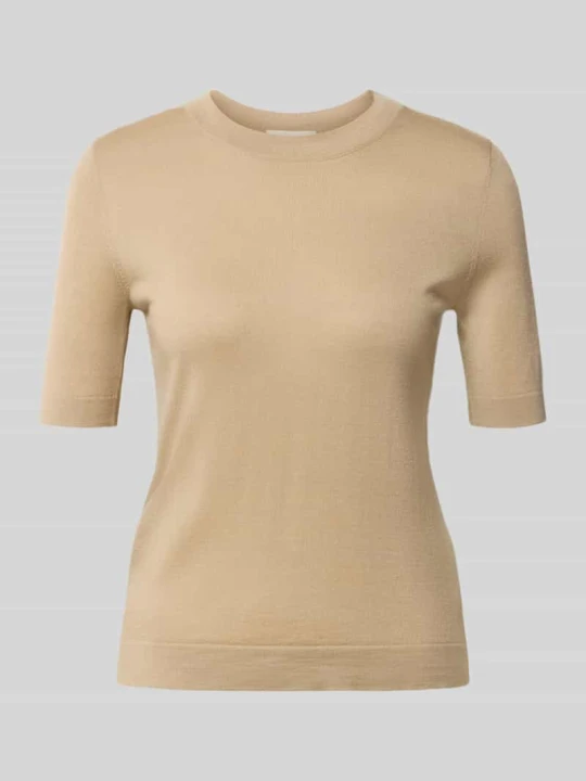 Zdjęcie produktu Sweter o kroju regular fit z mieszanki wełny, jedwabiu i kaszmiru model 'TAPIOCA' Weekend Max Mara Piaskowy