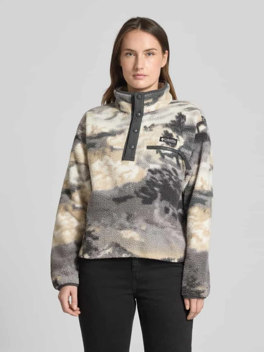 Zdjęcie produktu Sweter o kroju regular fit z naszywką z logo Model 'Helvetia' Columbia Czarny