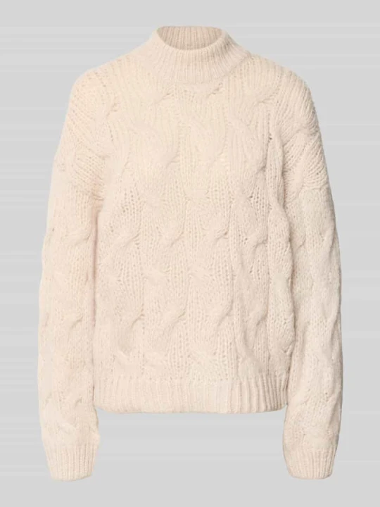 Zdjęcie produktu Sweter o kroju regular fit z okrągłym dekoltem model 'MAYBE' Vero Moda Écru