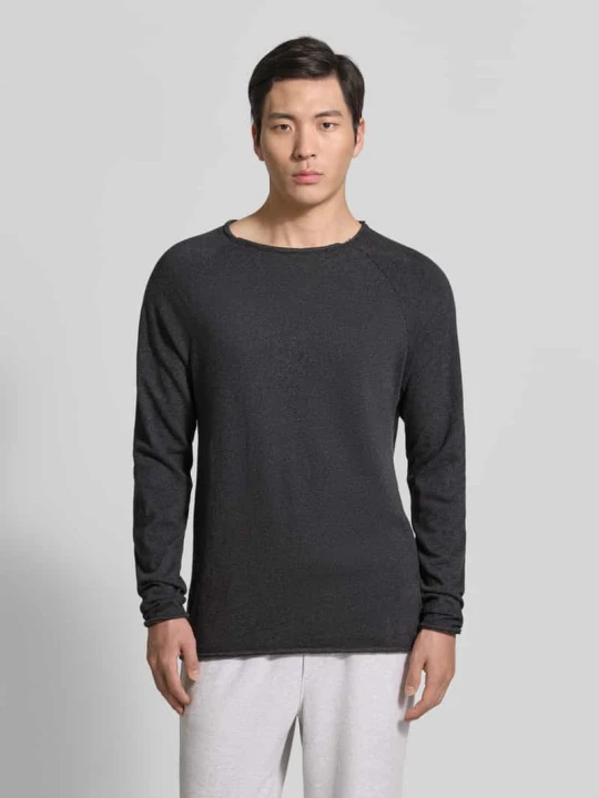 Zdjęcie produktu Sweter o kroju regular fit z okrągłym dekoltem model 'Sonoma' American Vintage Antracytowy