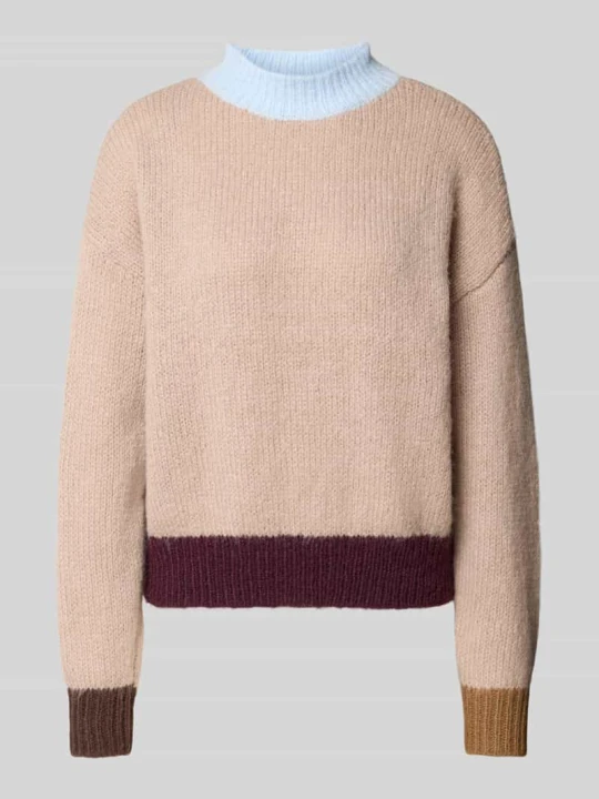 Zdjęcie produktu Sweter o kroju relaxed fit z blokowym łączeniem kolorów Only
