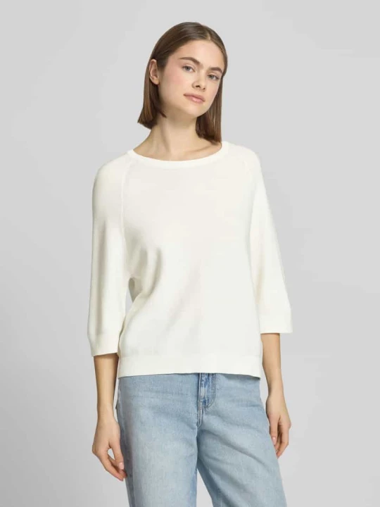 Zdjęcie produktu Sweter o kroju relaxed fit z czystej bawełny Marc O'Polo Złamany biały