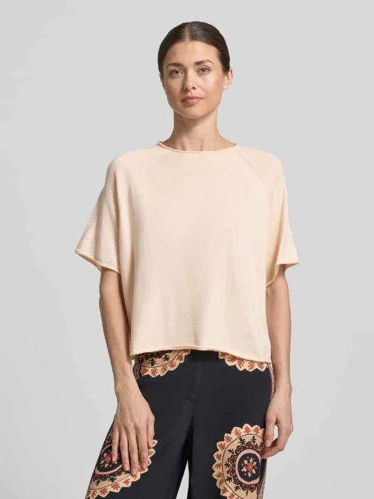 Zdjęcie produktu Sweter o kroju relaxed fit z dodatkiem kaszmiru model 'Moeny' Drykorn Łososiowy