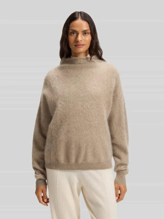Zdjęcie produktu Sweter o kroju relaxed fit z dzianiny z czystego kaszmiru model ‘FROVINA’ Boss Beżowy