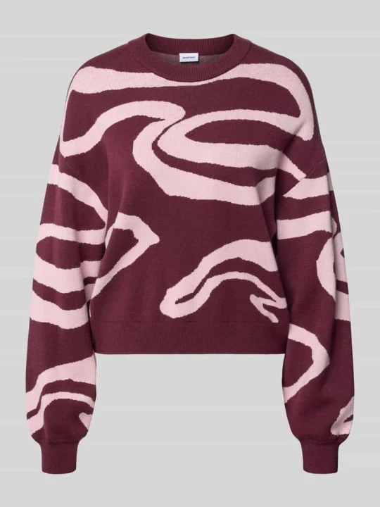 Zdjęcie produktu Sweter o kroju relaxed fit z mieszanka wiskozy model 'Charlott' Noisy May