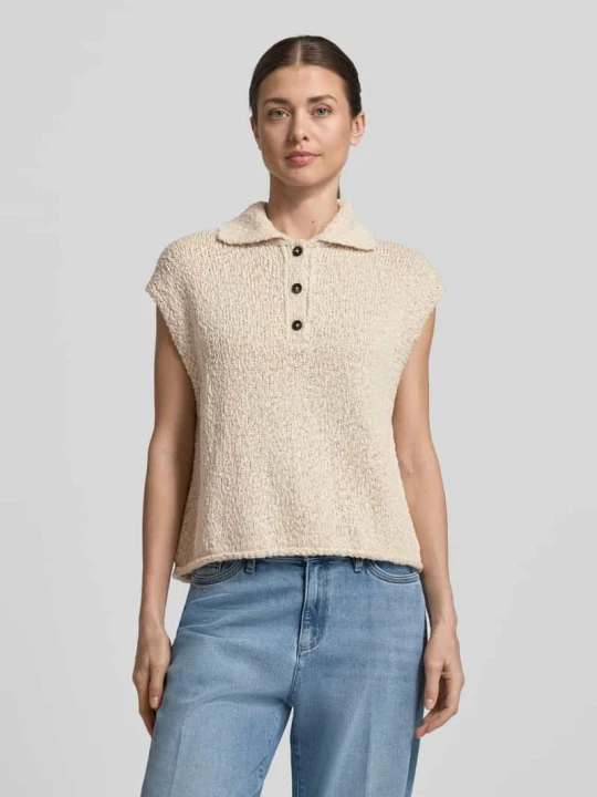 Zdjęcie produktu Sweter o kroju relaxed fit z mieszanki bawełny Marc O'Polo Kamienny
