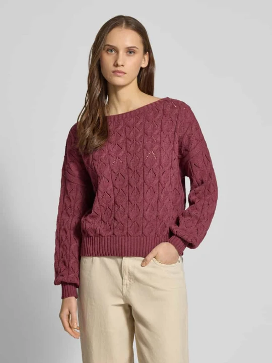Zdjęcie produktu Sweter z mieszanki bawełny o kroju relaxed fit model 'BRYNN' Only