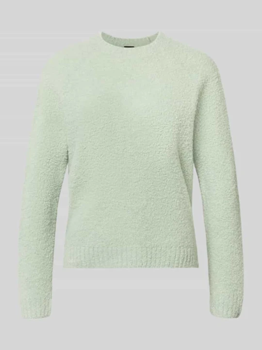 Zdjęcie produktu Sweter o kroju relaxed fit z mieszanki wełny model 'Febisana' Boss Limonkowy