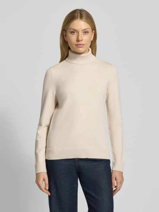 Zdjęcie produktu Sweter o kroju relaxed fit z mieszanki wiskozy model ‘September’ Betty Barclay Beżowy