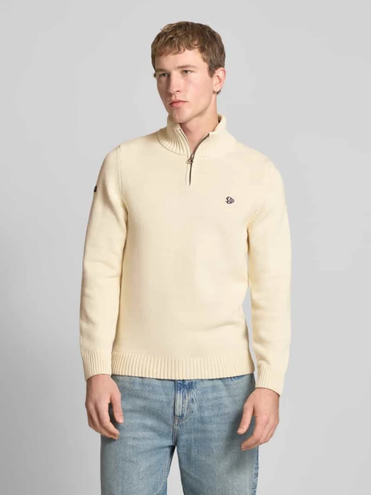 Zdjęcie produktu Sweter o kroju slim fit w dzianinowym wyglądzie Superdry Złamany biały
