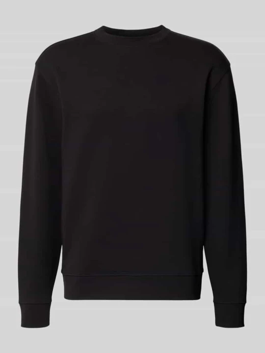 Zdjęcie produktu sweter o kroju slim fit z czystej bawełny 'TOM' Selected Czarny