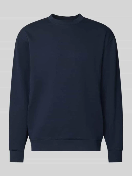 Zdjęcie produktu sweter o kroju slim fit z czystej bawełny 'TOM' Selected Granatowy