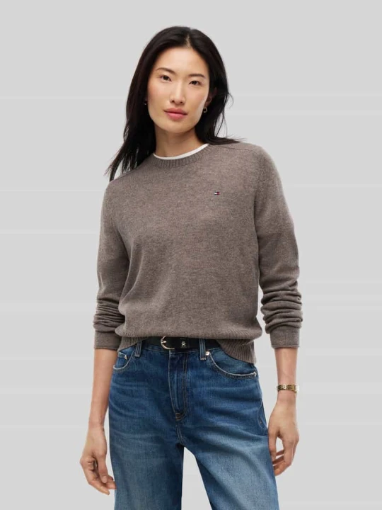 Zdjęcie produktu Sweter o kroju slim fit z czystej wełny Tommy Hilfiger