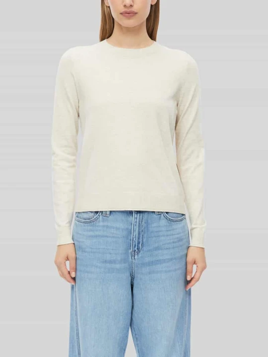 Zdjęcie produktu Sweter o kroju slim fit z mieszanki wiskozy s.Oliver Złamany biały