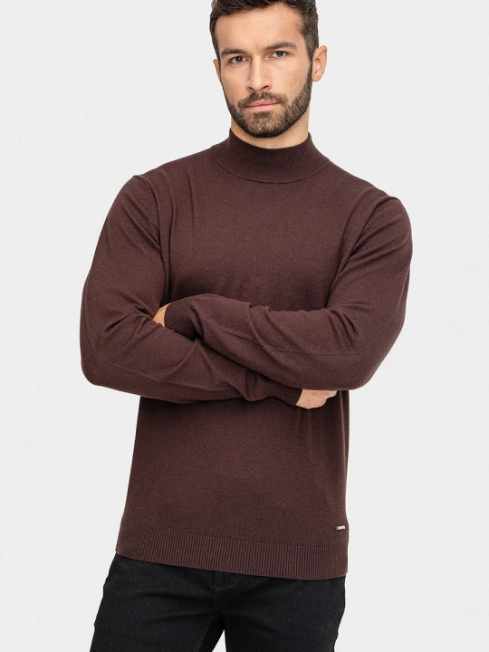 Zdjęcie produktu Sweter OCTAVIUS 01034D81PRA Giacomo Conti ciemnobrazowy