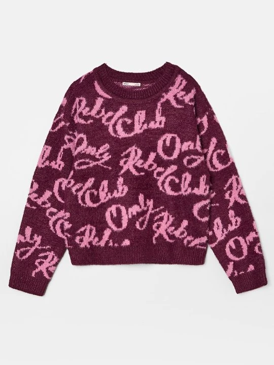 Zdjęcie produktu Sweter ONLY GIRLS bordowy