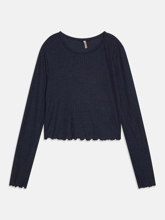 Zdjęcie produktu Bluzka z długim rękawem ONLY GIRLS granatowy