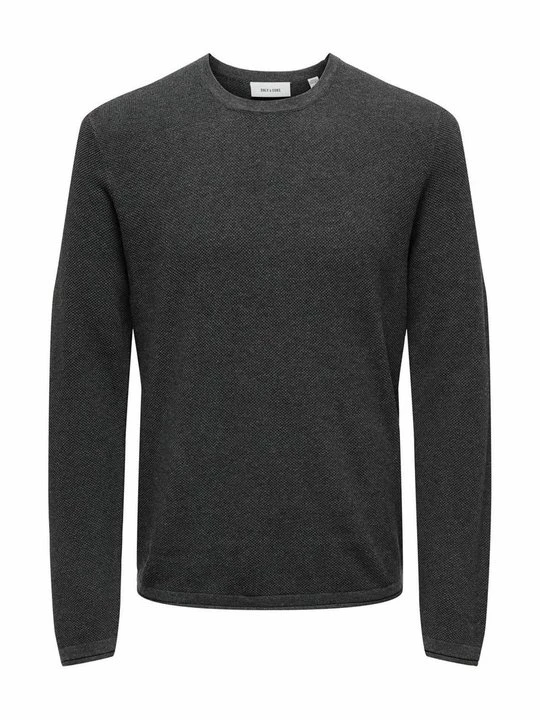 Zdjęcie produktu Sweter Only & Sons ciemnoszary melanż