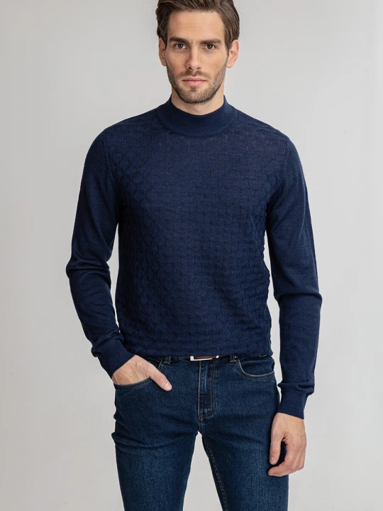 Zdjęcie produktu Sweter OTTAVIO 01036B75PRA Giacomo Conti granatowy