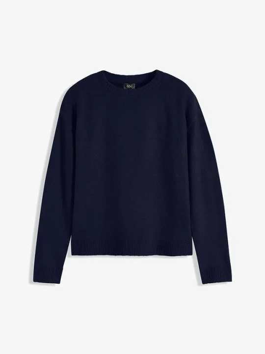 Zdjęcie produktu Sweter oversize BonPrix niebieski