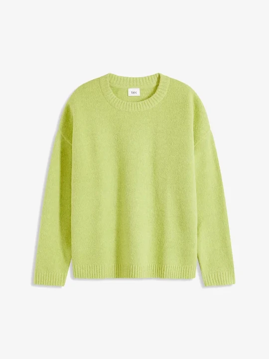 Zdjęcie produktu Sweter oversize BonPrix zielony