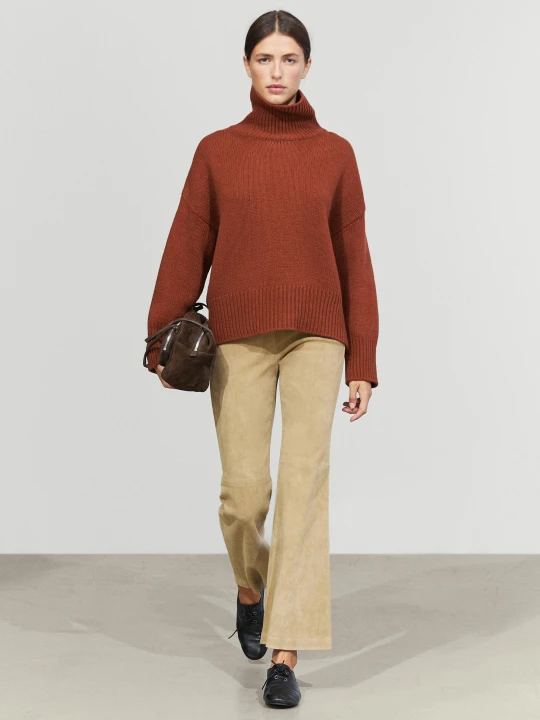 Zdjęcie produktu Sweter Oversize Z Wełny - Spal. Pomar - Massimo Dutti - Female