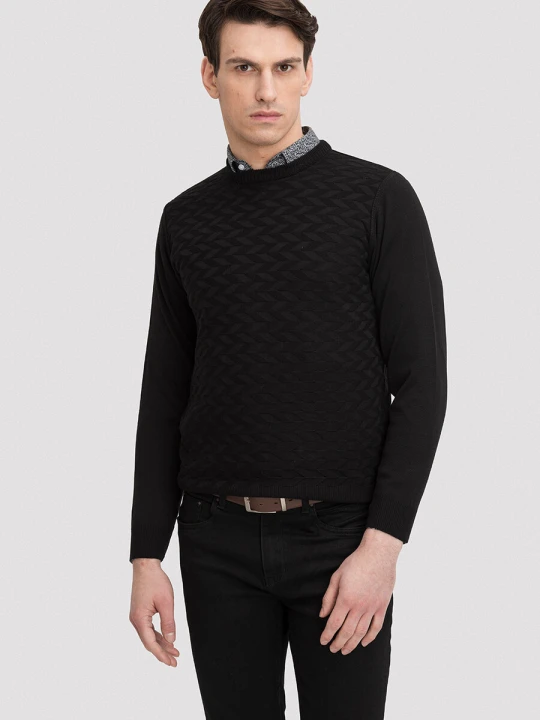 Zdjęcie produktu Sweter PETER 01016D90RSA Giacomo Conti czarny