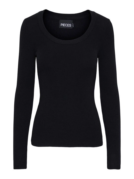 Zdjęcie produktu Sweter Pieces czarny