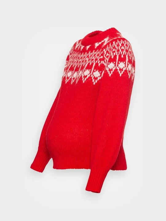 Zdjęcie produktu Sweter Pieces czerwony