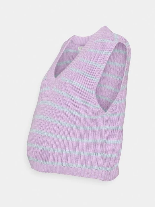 Zdjęcie produktu Sweter Pieces fioletowy