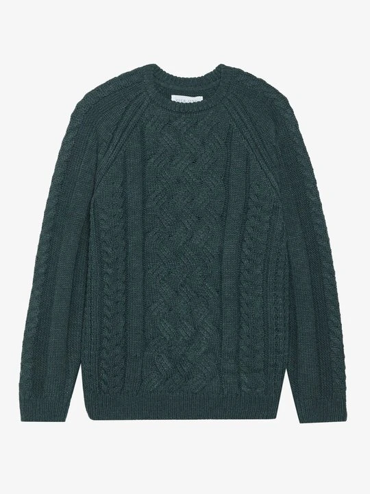 Zdjęcie produktu Sweter Pier One ciemnozielony melanż