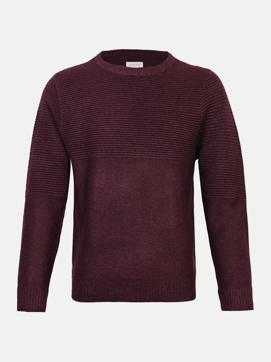 Zdjęcie produktu Sweter Pier One czerwony melanż