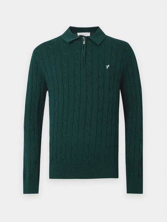 Zdjęcie produktu Sweter Pier One By Zalando ciemnozielony