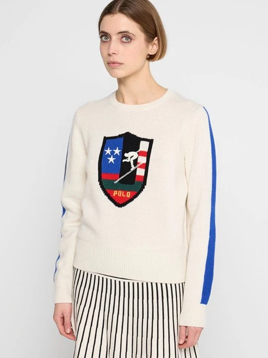 Zdjęcie produktu Sweter Polo Ralph Lauren mleczny