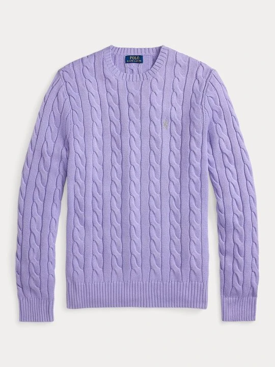 Zdjęcie produktu Sweter Polo Ralph Lauren liliowy