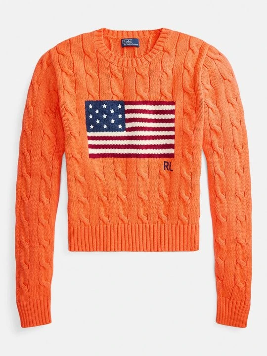 Zdjęcie produktu Sweter Polo Ralph Lauren pomarańczowy