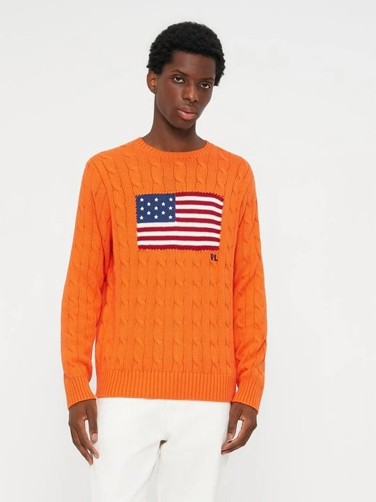 Zdjęcie produktu Sweter Polo Ralph Lauren pomarańczowy