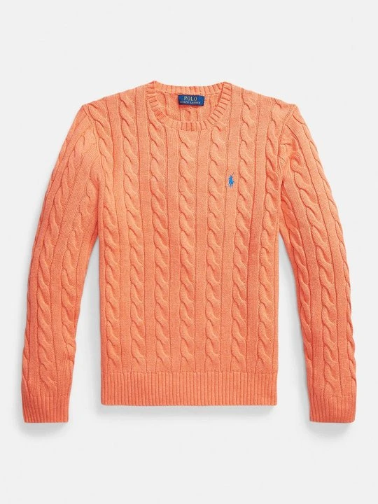 Zdjęcie produktu Sweter Polo Ralph Lauren pomarańczowy melanż