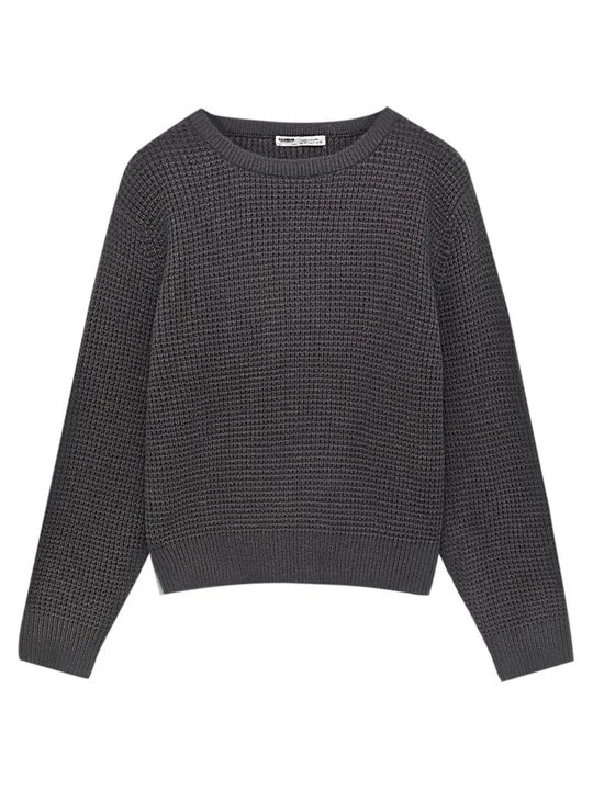 Zdjęcie produktu Sweter PULL&BEAR ciemnoszary