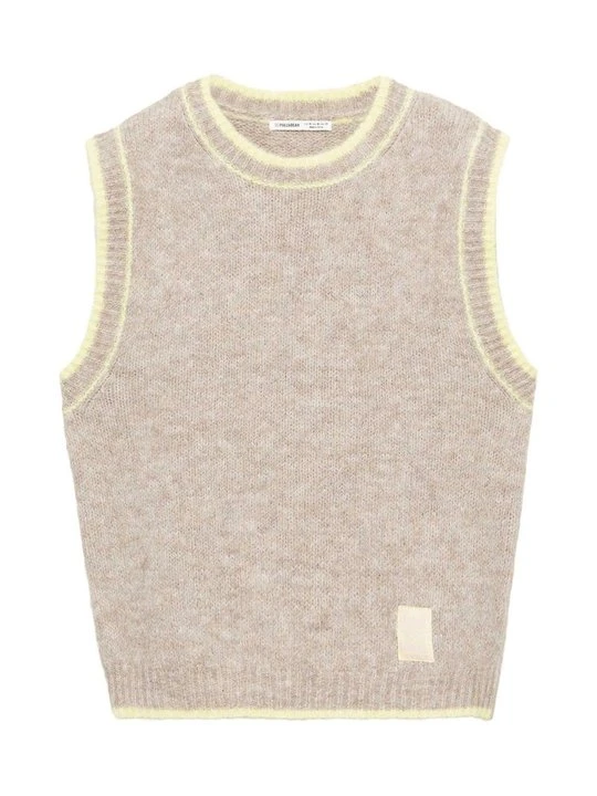 Zdjęcie produktu Sweter PULL&BEAR żółty