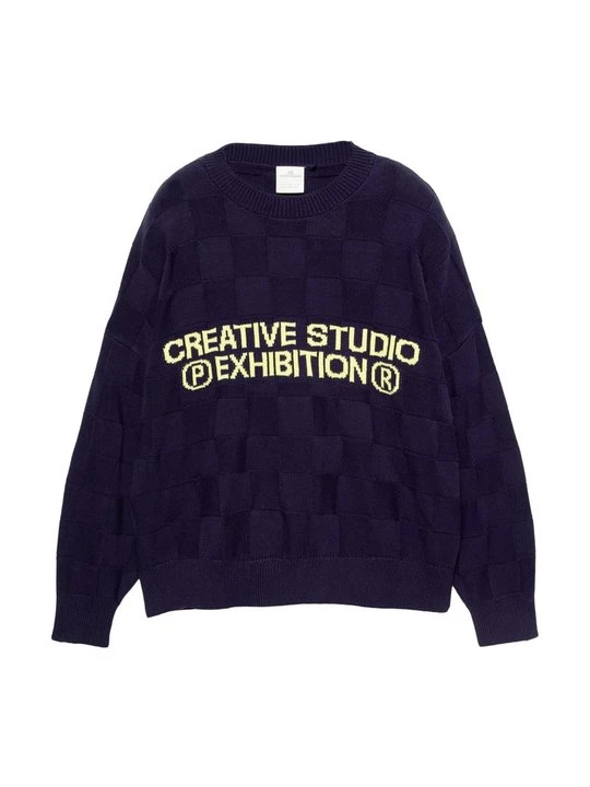 Zdjęcie produktu Sweter PULL&BEAR niebieski denim