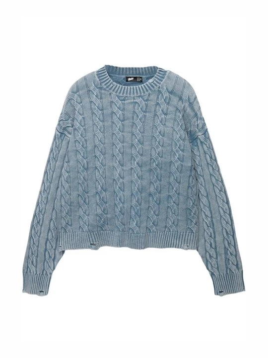 Zdjęcie produktu Sweter PULL&BEAR niebieski