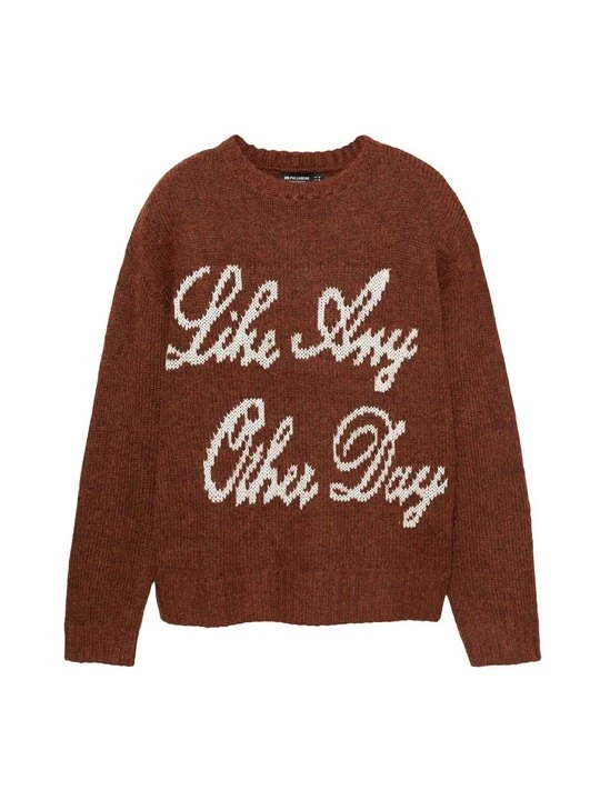 Zdjęcie produktu Sweter PULL&BEAR brązowy