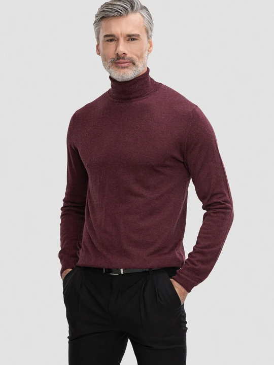 Zdjęcie produktu Sweter RALPH 01028D55GSA Giacomo Conti bordowy