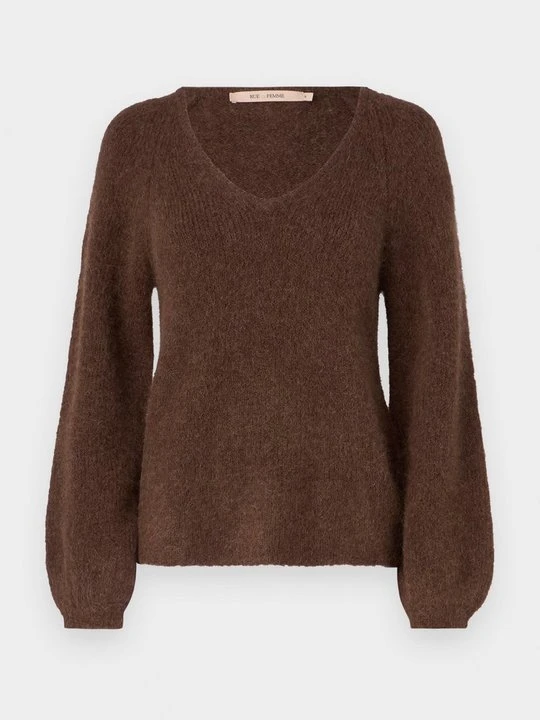 Zdjęcie produktu Sweter Rue De Femme ciemnobrązowy